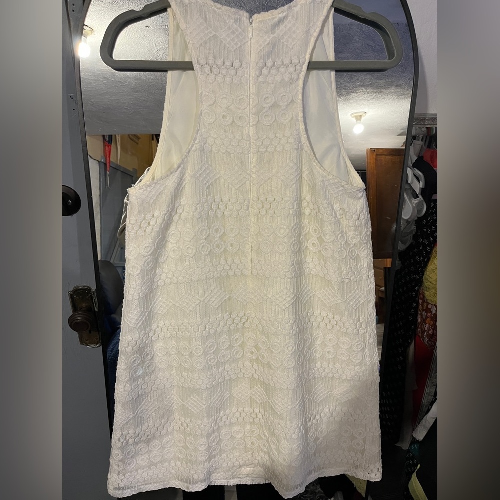 Jack by BB Dakota white lace mini dress - Picture 3 of 4